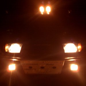 Lighting1 - 2 hella lights on. Inaugural night desert run.