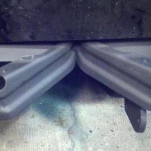 Rear Bumper mounts...sanded and coated.