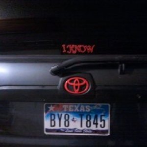 I didn't like the fact that the back didn't match the front so i painted it one evening