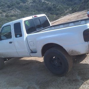 Friends truck up in cleghorn, 99ranger with a few mods