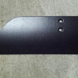 Spoiler finish was very faded and worn in some spots. Touched it up with some leftover undercoating.
