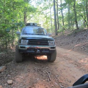 lettin the more hardcore rigs pass