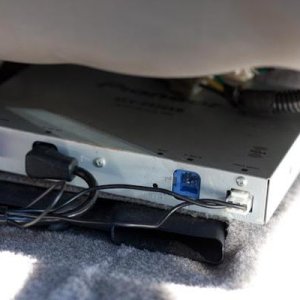 XM Receiver under passenger seat