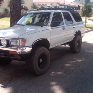 I TOOK THE FLOOR BOARDS OFF AND LIFTED THE FRONT A BIT