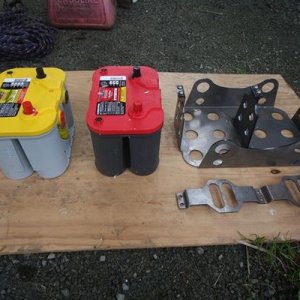 Yellow top, Red top and Battery case