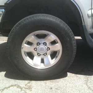 Before: Michelin LTX 265/70/R16's