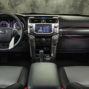 2014 toyota 4runner sr5 dash view