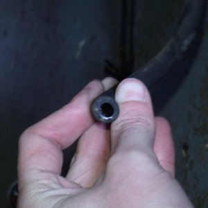 Grease in hose?