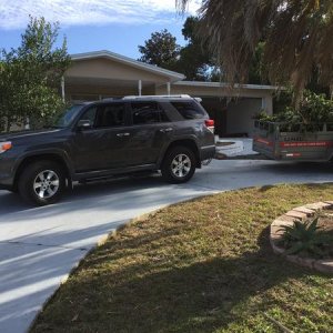 Uhaulin yard work