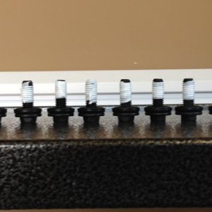 Bolts with Teflon tape