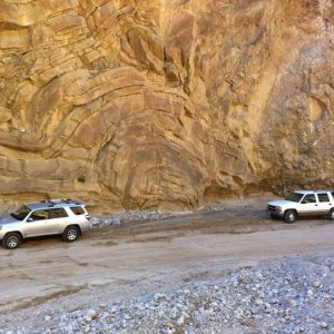 Anticline in Split Mtn