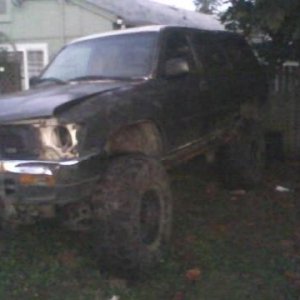 parts rig the only pic i have of her before i took the 38's off of it
