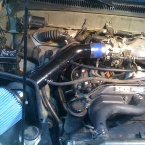 Let the engine breath in the free air