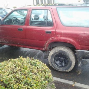 with the 30x9.50 all terrain t/a's