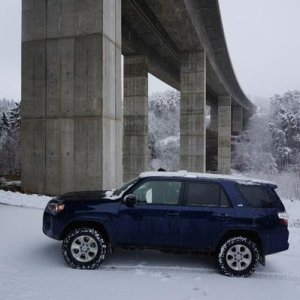 Hanging out under the German Autobahn.