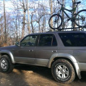 how to carry firewood with a 4Runner