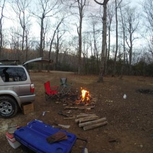 Camping in the Chattahoochee national forest
