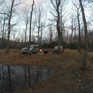 Camping in the Chattahoochee national forest
