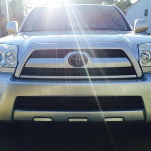 anthracite grey plasti dip-badge and fog light housing