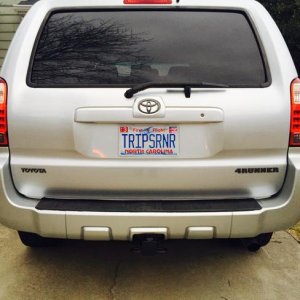 anthracite grey plasti dip-badge, toyota and 4runner emblems