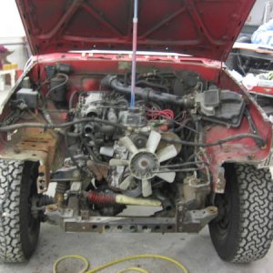 little front end work, cleaned engine up. It didn't need any other work