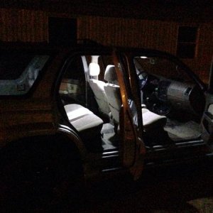 Led interior panels installed
