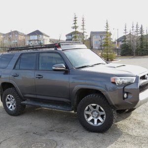 Gobi Stealth before wiring down windshield