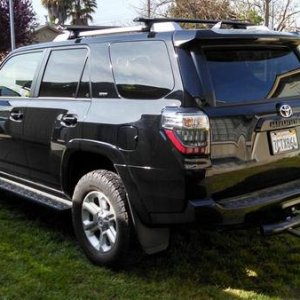 4Runner on the front lawn.