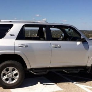 TRDP side badges + AVS widow visors

TRDP side badges - PT413-00150

AutoVentshade Front & Rear Window Ventvisors
Sku# 94242
2015 Toyota 4Runner
Color