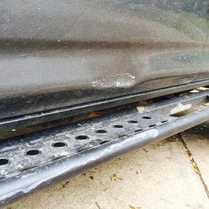 Slider lifted Rock in to door