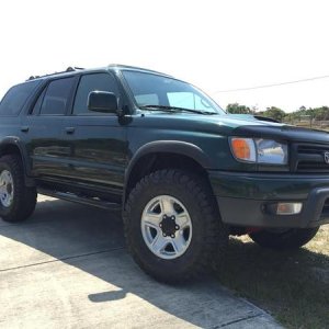 4Runner, pre-lift, new shoes