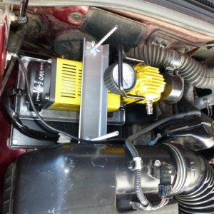 with compressor mounted