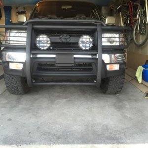 Sprayed the front end and all the plastics with bedliner, turned out Great!