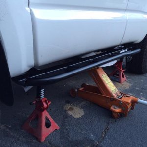 White knuckle Off-road DOM rock sliders.
