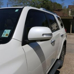 Side mirrors, side body, no damage or dents.