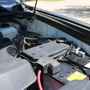 Engine compartment.