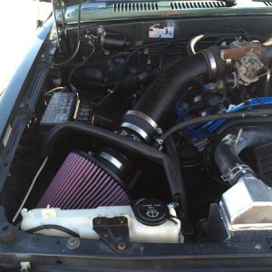 K&N air intake system