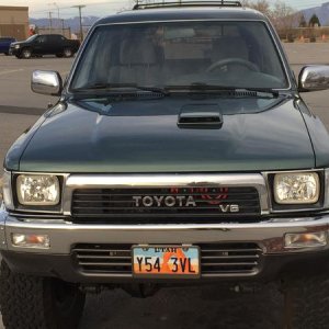 Hood scoop from a Datsun 300ZX installed by Bonomo Paint & Body in West Jordan, Utah