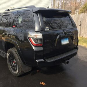 Emblem and TOYOTA blacked out