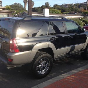 2010 FJ Cruiser Springs and Bilstein Shocks, Maxtrac Spindles, Daystar 1.5" Rear Spacers