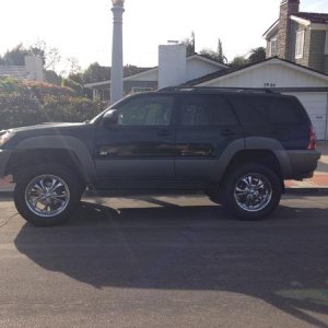 2010 FJ Cruiser Springs and Bilstein Shocks, Maxtrac Spindles, Daystar 1.5" Rear Spacers