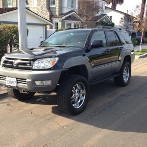 2010 FJ Cruiser Springs and Bilstein Shocks, Maxtrac Spindles, Daystar 1.5" Rear Spacers