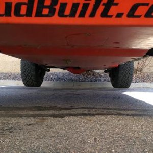 Skid coverage, lose about 2 inches of clearance