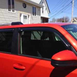 Added vent visors.