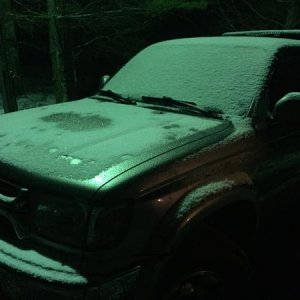 Late night dusting