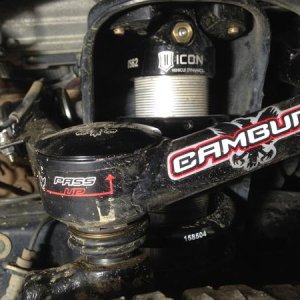 Front 2.5 ICON Coilovers w Camburg UCA's w Moog joints