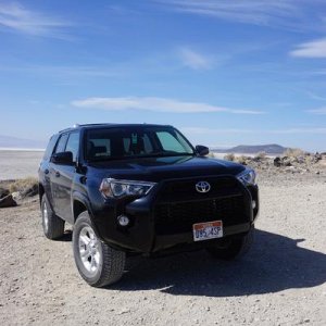 At Spiral Jetty.