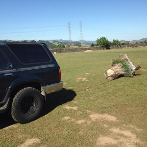 Runner at work