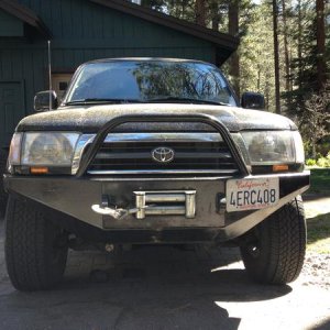 Front winch bumper front