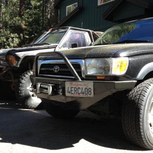 Front winch bumper side